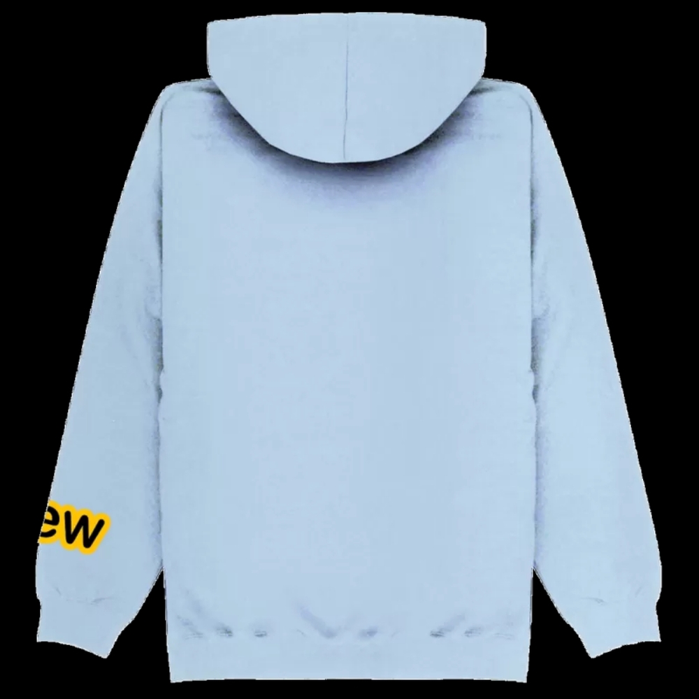 DREW happy face light blue hoodie sweater Justin Bieber smiley like face XXL - Picture 2 of 5